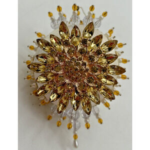 Mary Maxim Design Works Beaded Ornament Kit #6345 Finished Ornament & Box U134